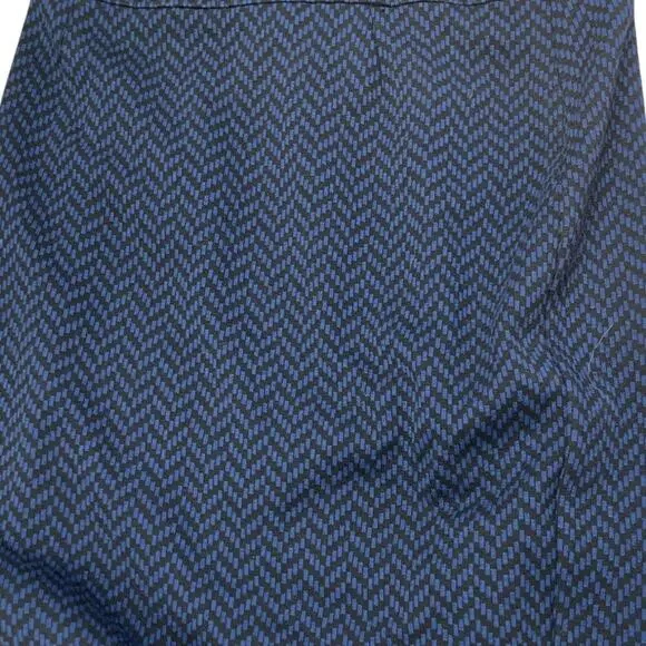 Grace Elements Skirt Womens Size 4 Blue Pencil Knee Length Belted Sophisticated - Picture 4 of 6